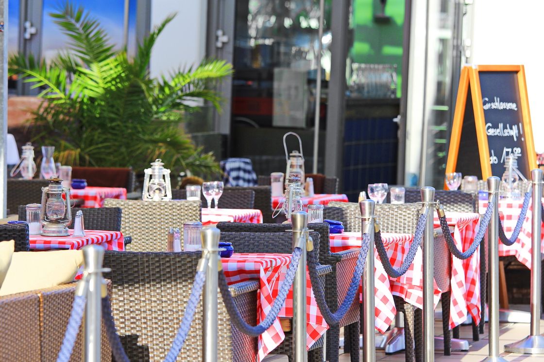Terrace in summer