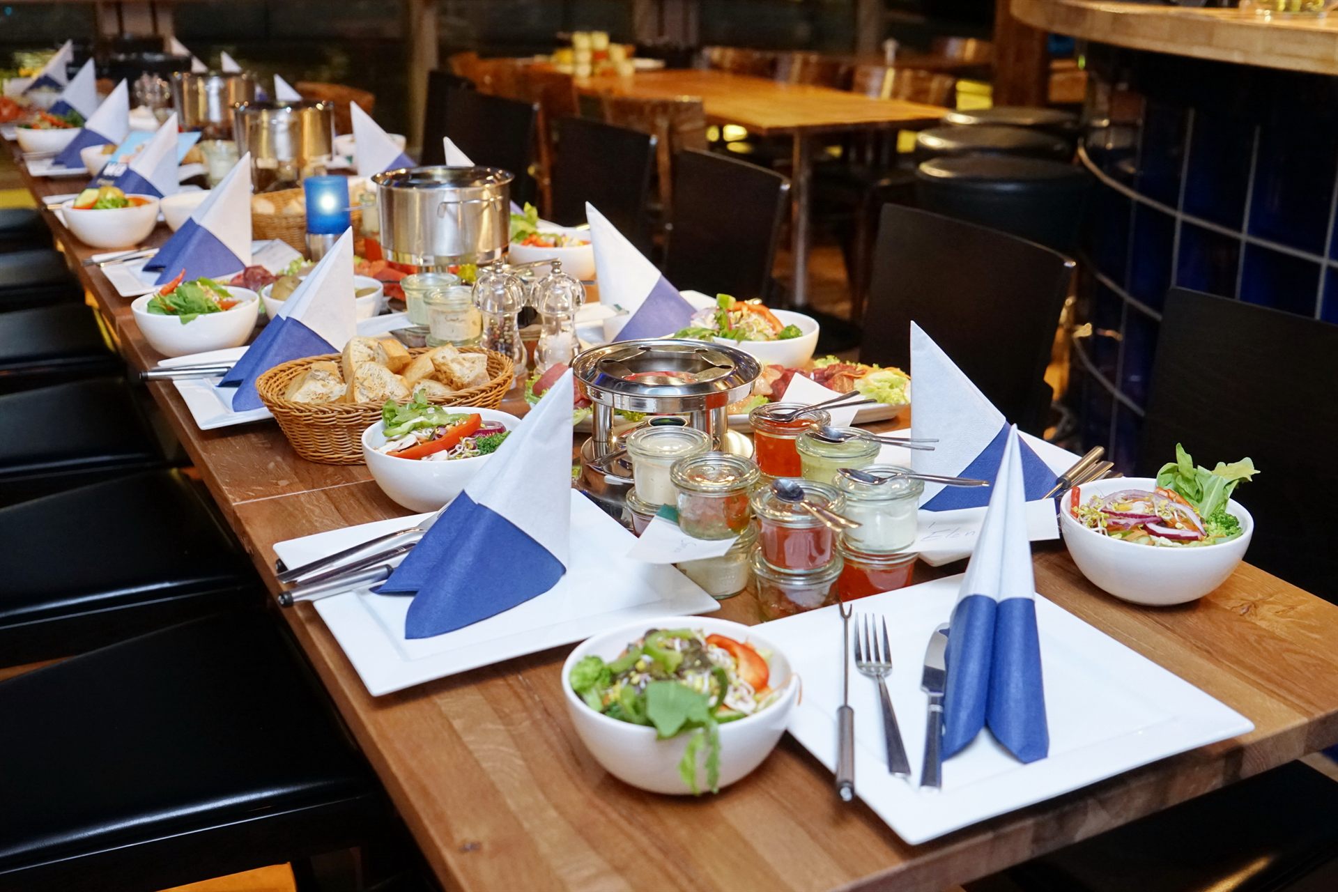 Breakfast table