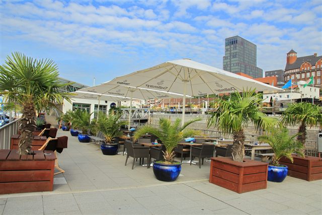 Upper deck terrace